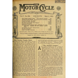 The Motor Cycle 1909 09 September 01 Vol07 N0336 The Tourist Trophy Race