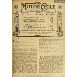 The Motor Cycle 1909 09 September 08 Vol07 N0337 The Autocar League