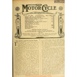 The Motor Cycle 1909 12 December 13 Vol07 N0351 The Acu And Provincial Clubs