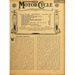 The Motor Cycle 1910 01 January 10 Vol08 N0355 The Show Question