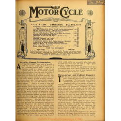 The Motor Cycle 1910 02 Fabruary 14 Vol08 N0360 Variably Geared Lightweights
