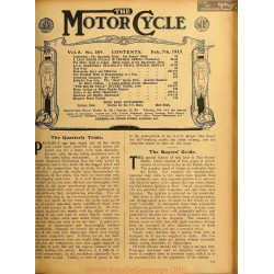 The Motor Cycle 1910 02 February 07 Vol08 N0359 The Quarterly Trials