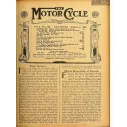 The Motor Cycle 1910 02 February 21 Vol08 N0361 Road Surfaces