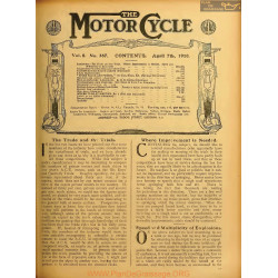 The Motor Cycle 1910 04 April 07 Vol08 N0367 The Trade And Th Trials