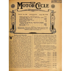 The Motor Cycle 1910 08 August 04 Vol08 N384 End Te End Record