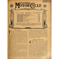 The Motor Cycle 1910 08 August 18 Vol08 N0386 The Industry