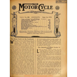 The Motor Cycle 1910 09 September 01 Vol08 N0388 The Motor Cycle On The Continent