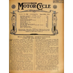 The Motor Cycle 1910 09 September 29 Vol08 N0392 Hill Climbing Competitions