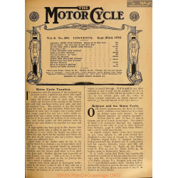 The Motor Cycle 1910 09 Septembre 22 Vol08 N0391 Motor Cycle Taxation
