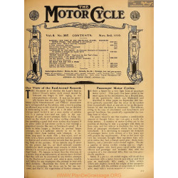 The Motor Cycle 1910 11 November 03 Vol08 N0397 Our View Of The End To End Record
