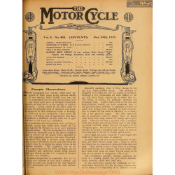 The Motor Cycle 1910 11 November 24 Vol08 N0400 Olympia Observations
