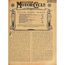 The Motor Cycle 1910 12 December 15 Vol08 N0403 The Motor Cycle Business In France