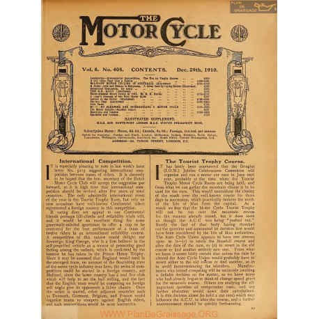 The Motor Cycle 1910 12 December 29 Vol08 N0405 International Competition