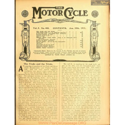 The Motor Cycle 1911 01 January 19 Vol09 N0408 The Trade And The Trials