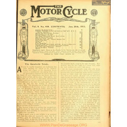 The Motor Cycle 1911 01 January 26 Vol09 N0409 The Quaterly Trials