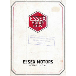 Essex 1919 Sales Brochure