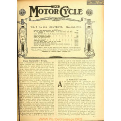 The Motor Cycle 1911 03 March 02 Vol09 N0414 Open Reliablity Trials