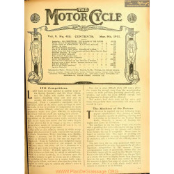 The Motor Cycle 1911 03 March 09 Vol09 N0415 1911 Competitions