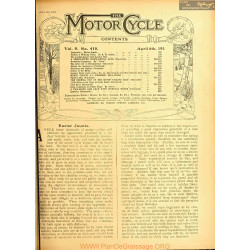 The Motor Cycle 1911 04 April 06 Vol09 N0419 Easter Jaunts