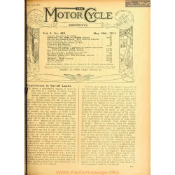The Motor Cycle 1911 05 May 18 Vol09 N0425 Experiences In Far Off Lands