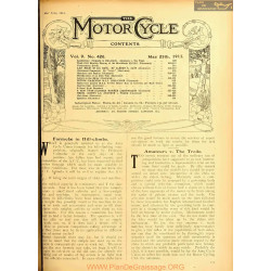 The Motor Cycle 1911 05 May 25 Vol09 N0426 Formulae In Hill Climbs