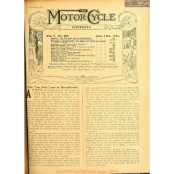 The Motor Cycle 1911 06 June 15 Vol09 N0429 The Ten Feet Line At Brooklands