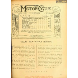 The Motor Cycle 1911 06 June 22 Vol09 N0430 Vivat Rex Vivat Regina