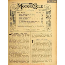 The Motor Cycle 1911 07 July 20 Vol09 N0434 The Six Day S Trials Route