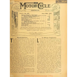 The Motor Cycle 1911 08 August 10 Vol09 N0437 Standardisation
