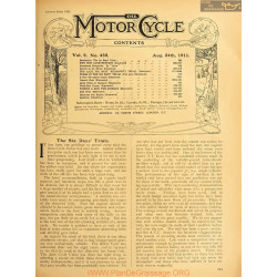 The Motor Cycle 1911 08 August 24 Vol09 N0439 The Six Days Trials