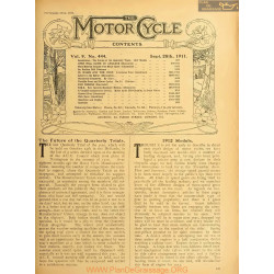 The Motor Cycle 1911 09 September 28 Vol09 N0444 The Future Of The Quarterly Trials