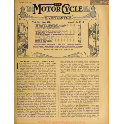 The Motor Cycle 1912 01 January 11 Vol10 N0459 This Year S Tourist Trophy Race