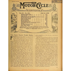 The Motor Cycle 1912 02 February 01 Vol10 N0462 This Year S Tourist Trophy Races