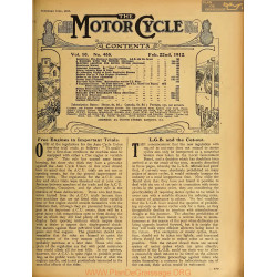 The Motor Cycle 1912 02 February 22 Vol10 N0465 Free Engines In Impotant Trials