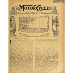 The Motor Cycle 1912 04 April 04 Vol10 N0471 A Mobilisation Scheme