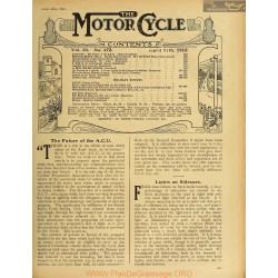 The Motor Cycle 1912 04 April 11 Vol10 N0472 The Future Of The Acu