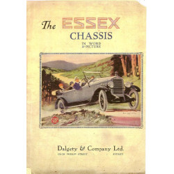 Essex 1922 Australian Brochure Chassis In Word And Picture