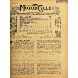 The Motor Cycle 1912 08 August 01 Vol10 N0488 The Industry Abroad