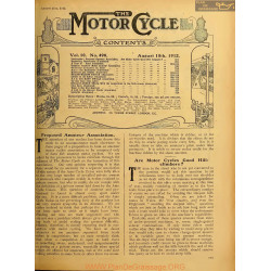 The Motor Cycle 1912 08 August 15 Vol10 N0490 Proposed Amateur Association