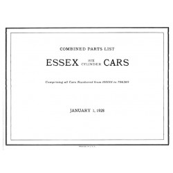 Essex 1924 27 Parts List