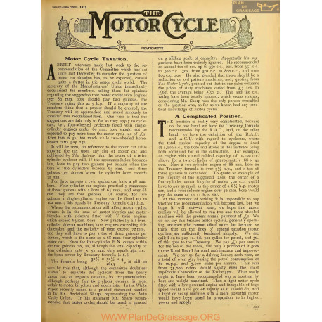 The Motor Cycle 1912 09 September 26 Vol10 N0496 Motor Cycle Taxation