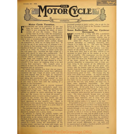 The Motor Cycle 1912 10 October 03 Vol10 N0497 Motor Cycle Taxation
