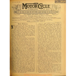 The Motor Cycle 1912 11 November 21 Vol10 N0504 Show Features