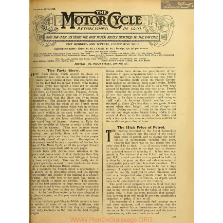 The Motor Cycle 1912 12 December 12 Vol10 N0507 The Paris Show