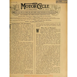 The Motor Cycle 1913 07 July 10 N0538 Carburetters And Flexibility