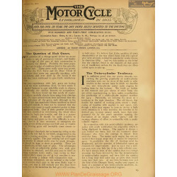 The Motor Cycle 1913 08 August 07 N0542 The Question Of Hub Gears