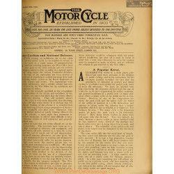 The Motor Cycle 1913 08 August 21 N0544 Motor Cyclists And National Defence