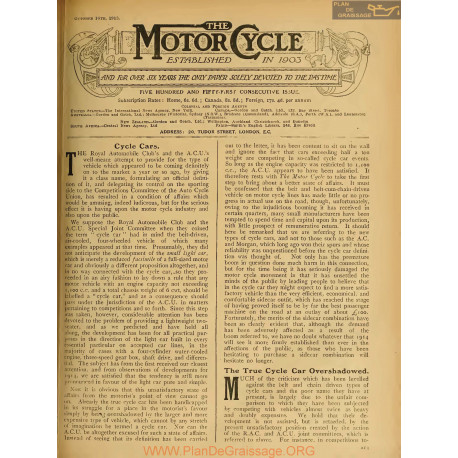 The Motor Cycle 1913 10 October 16 N0553 Cycle Cars