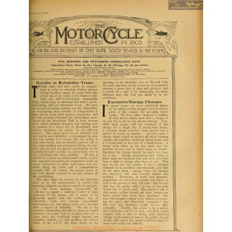 The Motor Cycle 1913 12 December 11 N0559 Novelty In Reliability Trials