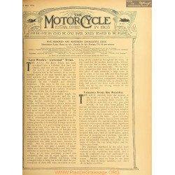 The Motor Cycle 1914 07 July 16 Vol13 N0590 Last Week S Colonial Trial